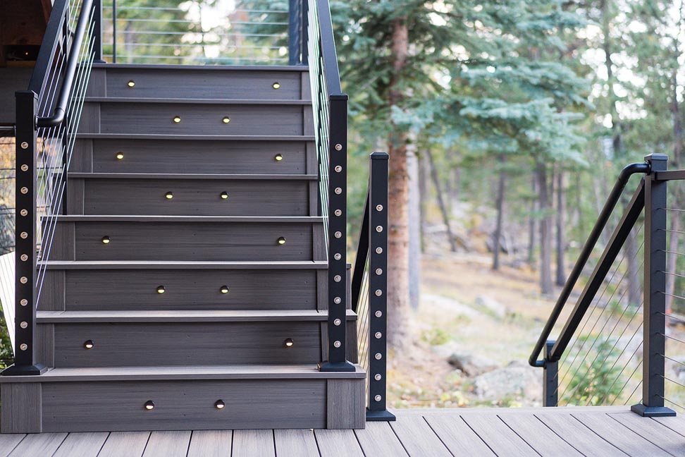 Deck step lighting