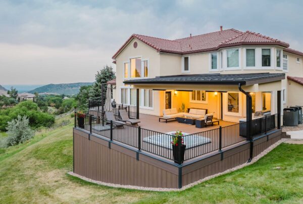 Deck in Morrison Colorado built with permits and engineering