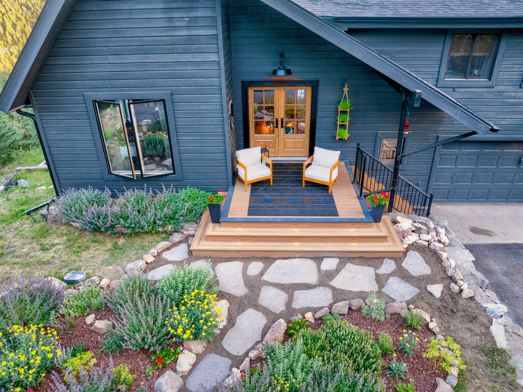 Custom deck rebuild in Colorado foothills
