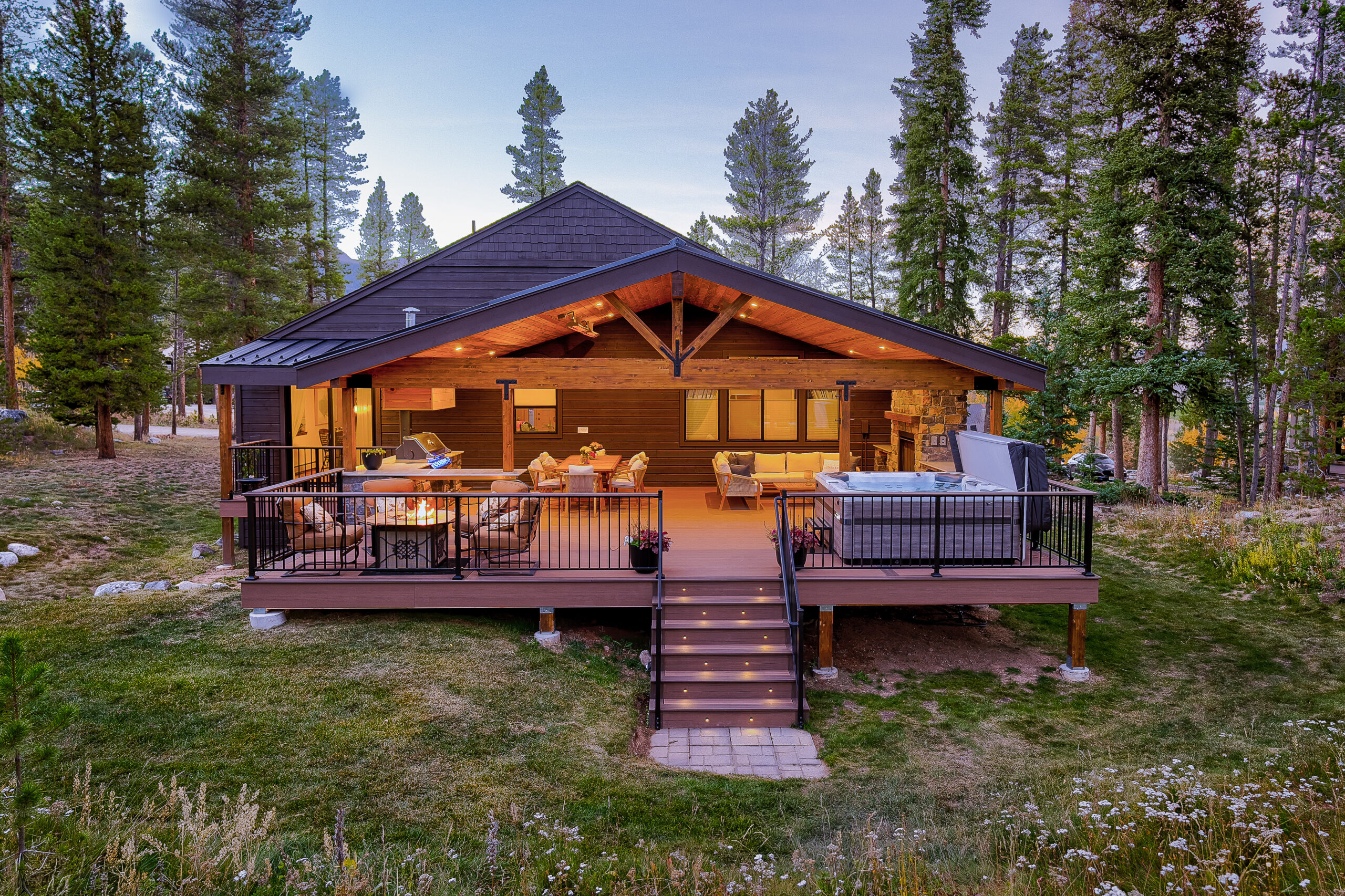 “Covered deck construction in Morrison Colorado”