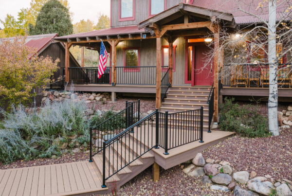 Custom deck built in Evergreen Colorado with permits and snow load|